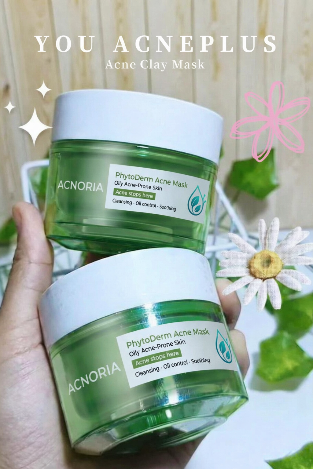 Mặt Nạ Trị Mụn Thảo Dược PhytoDerm Acne Mask | Giảm Mụn – Phục Hồi Da - Ảnh 4