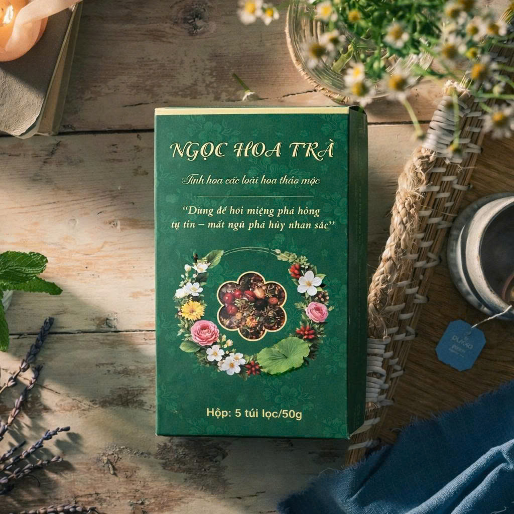 Ngọc Hoa Trà 16 Vị – Thanh Nhiệt, Thơm Miệng, Dưỡng Nhan - Ảnh 4
