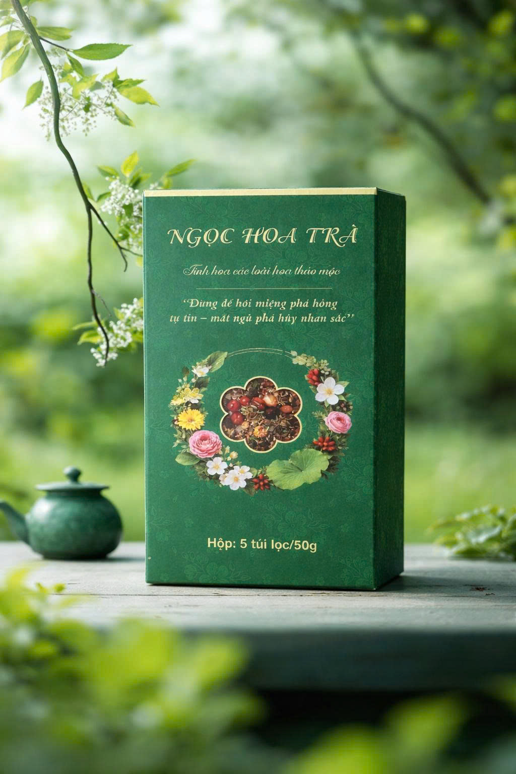 Ngọc Hoa Trà 16 Vị – Thanh Nhiệt, Thơm Miệng, Dưỡng Nhan - Ảnh 2